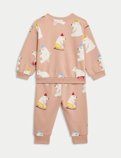 Cotton Rich Polar Bear Outfit (0-3 Yrs)