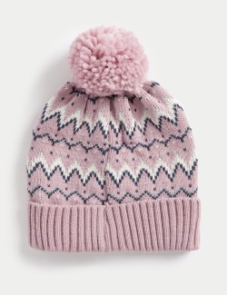 Kids' Fair Isle Winter Hat (1-13 Yrs)