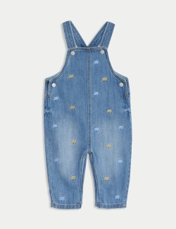 Dino Embroidered Dungaree Outfit (0-3 Yrs)