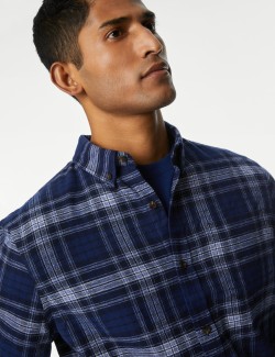 Pure Cotton Flannel Shirt