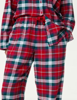 Pure Cotton Checked Pyjama Set