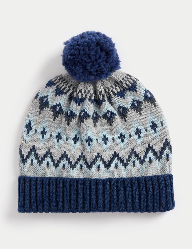 Kids' Fair Isle Winter Hat (1-13 Yrs)