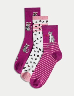 3pk Sumptuously Soft™ Ankle High Socks