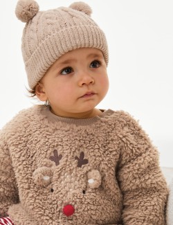 Borg Reindeer Outfit (0-3 Yrs)