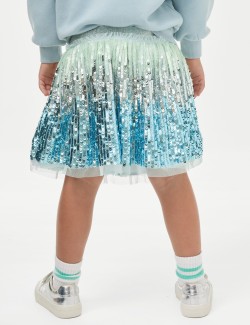 Sequin Elasticated Waist Mini Tutu Skirt (2-8 Yrs)