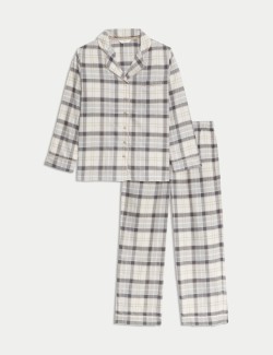 Cotton Rich Checked Pyjama Set