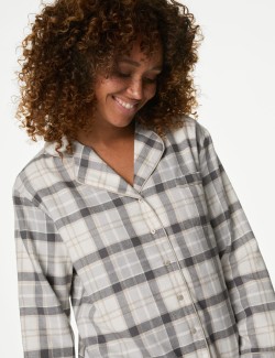 Cotton Rich Checked Pyjama Set