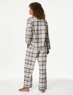 Cotton Rich Checked Pyjama Set