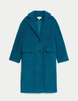 Textured Longline Tailored Coat