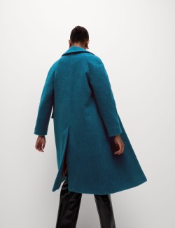 Textured Longline Tailored Coat