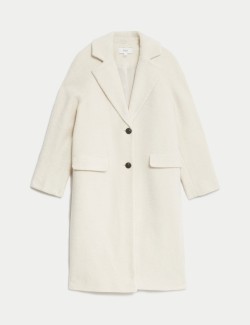 Textured Longline Tailored Coat