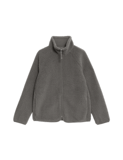 Borg Lightweight Funnel Neck Jacket