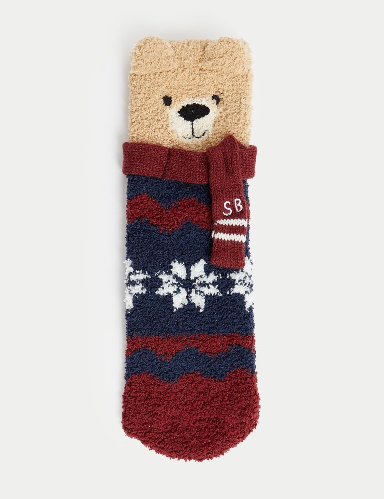 Spencer Bear™ Slipper Socks