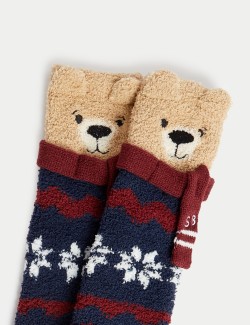 Spencer Bear™ Slipper Socks