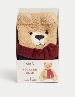 Spencer Bear™ Slipper Socks