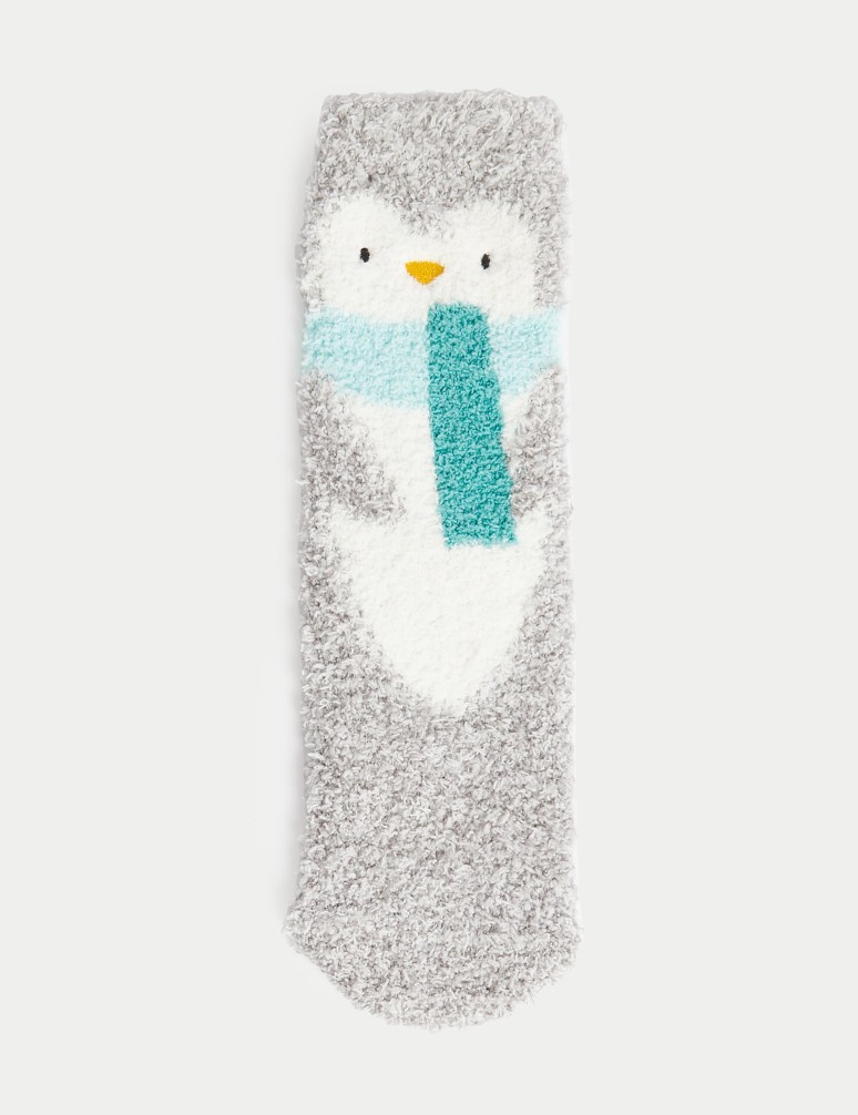 Cosy Penguin Socks (6 Small - 7 Large)