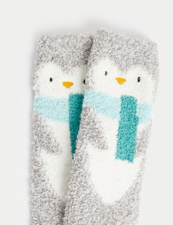 Cosy Penguin Socks (6 Small - 7 Large)