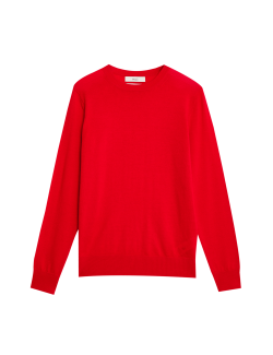 Pure Merino Wool Crew Neck Jumper