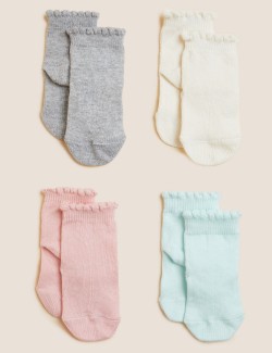 4pk Cotton Rich Baby Socks...