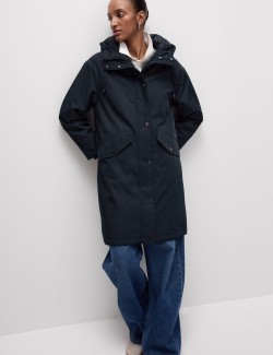 Stormwear™ Textured Hooded Parka Coat