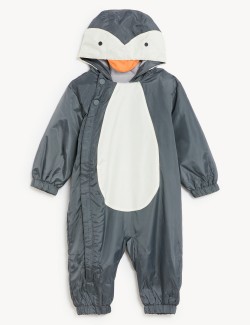 Penguin Puddlesuit (0-3 Yrs)