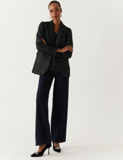 Tweed Tailored Sequin Blazer