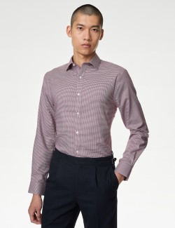 Slim Fit Non Iron Pure Cotton Shirt