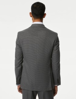 Regular Fit Puppytooth Suit Jacket