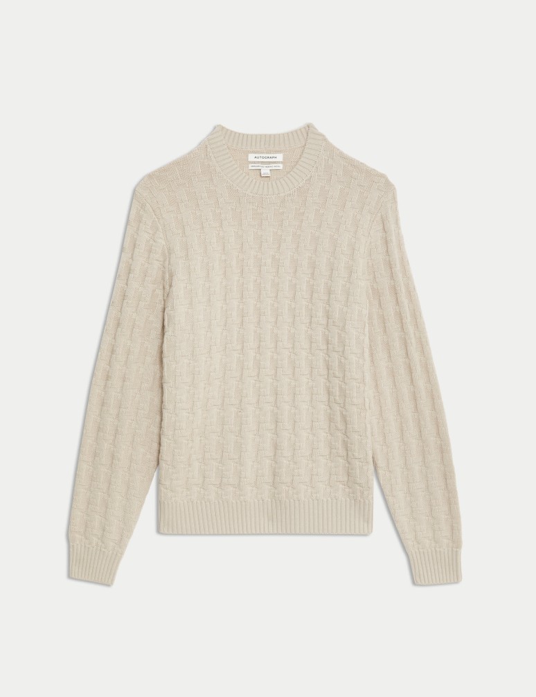 Pure Merino Wool Crew Neck Jumper