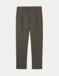 Tailored Fit Puppytooth Trousers