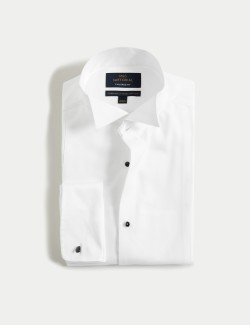 Tailored Fit Luxury Cotton Double Cuff Dress Shirt