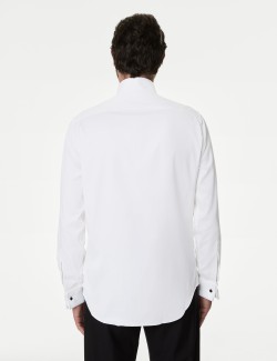 Tailored Fit Luxury Cotton Double Cuff Dress Shirt