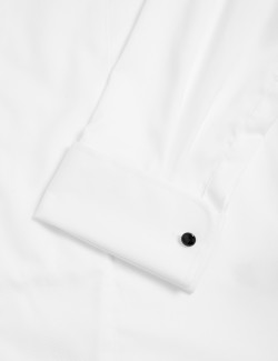 Tailored Fit Luxury Cotton Double Cuff Dress Shirt