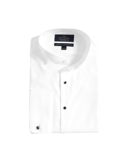 Tailored Fit Luxury Cotton Double Cuff Dress Shirt