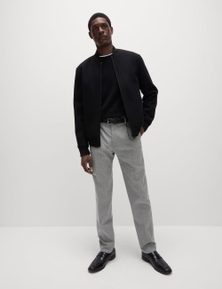 Tailored Fit Puppytooth Trousers