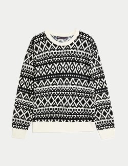 Supersoft Fair Isle Crew Neck Jumper