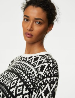 Supersoft Fair Isle Crew Neck Jumper