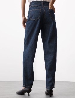 High Waisted Straight Leg Jeans