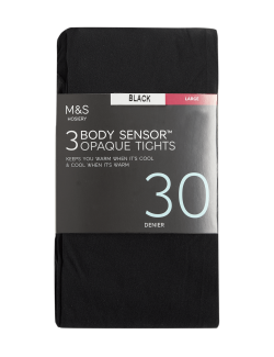 Punčochové kalhoty Body Sensor™, 30 DEN, 3 páry v balení