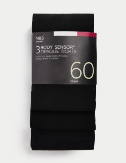 Punčochy Body Sensor™, 60 DEN, 3 páry v balení