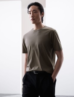 Tričko z prémiové bavlny, úzký střih