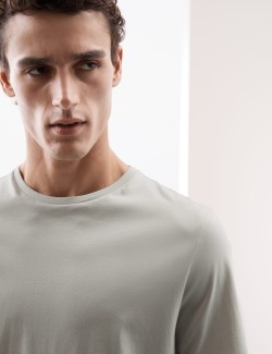 Tričko z prémiové bavlny, úzký střih