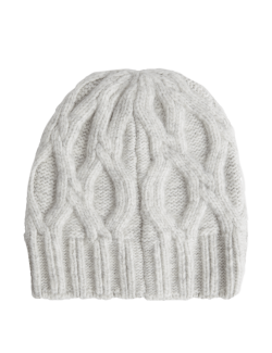 Knitted Cable Beanie Hat