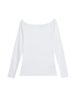 Pure Cotton Off The Shoulder Top