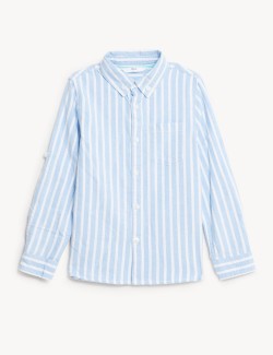 Pruhovaná košile Oxford z čisté bavlny (2–8 let)
