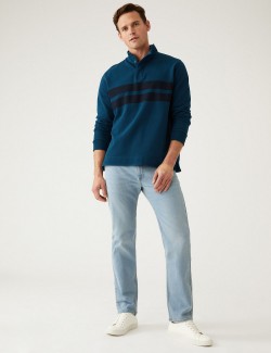 Straight Fit Stretch Jeans