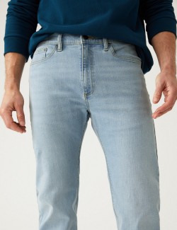 Straight Fit Stretch Jeans