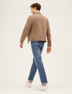 Straight Fit Stretch Jeans