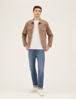 Straight Fit Stretch Jeans