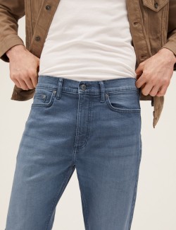 Straight Fit Stretch Jeans